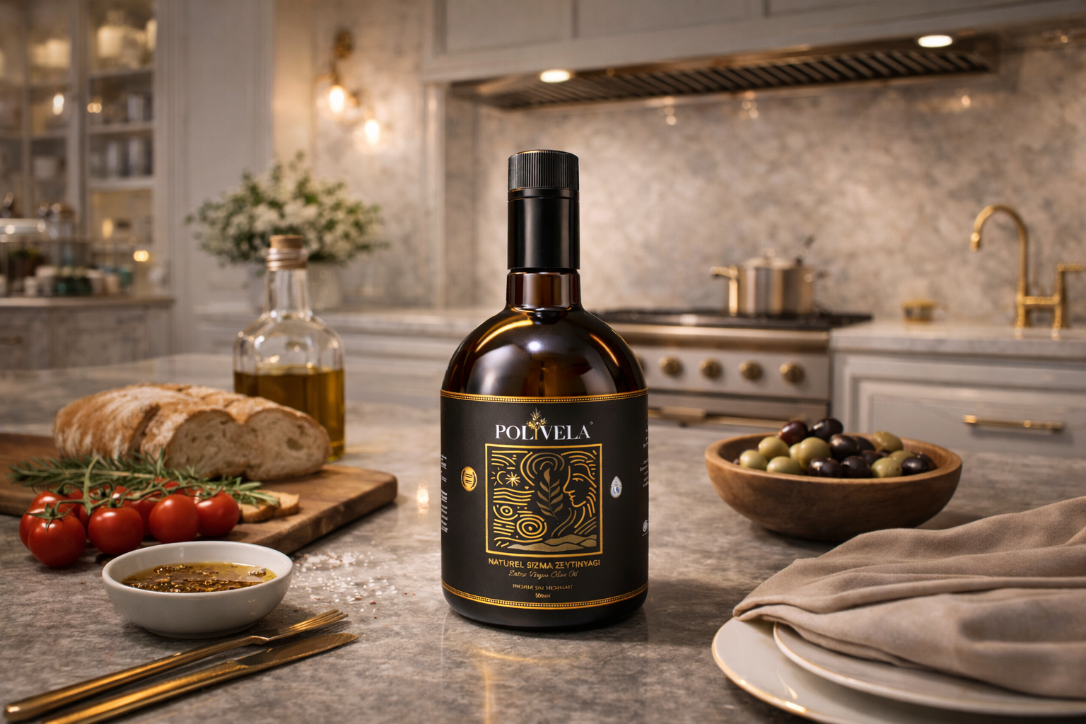 Erken Hasat Soğuk Sıkım Natürel Sızma Zeytinyağı 500 ml – Memecik serisi Yüksek Polifenollü