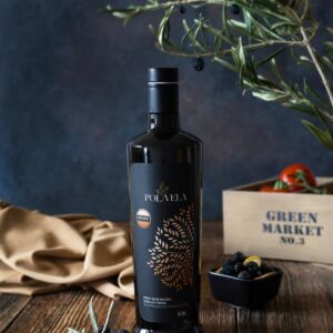 Polivela Erken hasat 0,3 asit 400mg/kg Polifenol 750 ml cam şişe Natürel Sızma Zeytinyağı